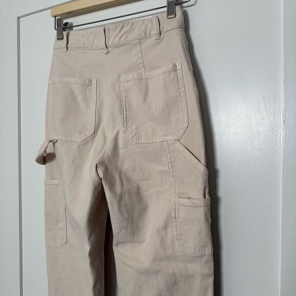 Wilfred Free Brennan Pants Sz 2 High Rise Utility Workwear Double Knee Carpenter - Picture 5 of 13